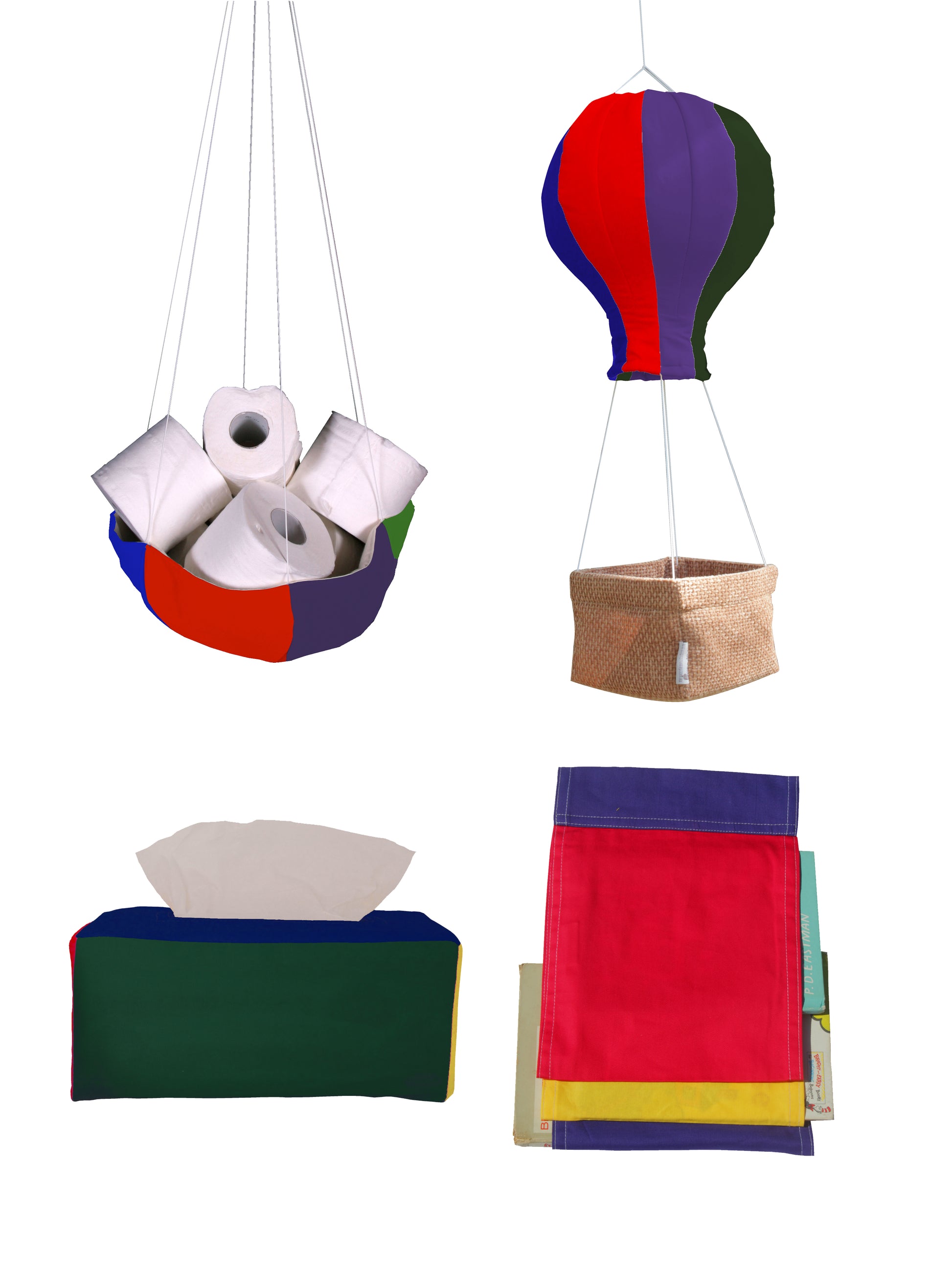 UpUpnAway Tissue/Baby Wipe Holder Magic - Multicolour
