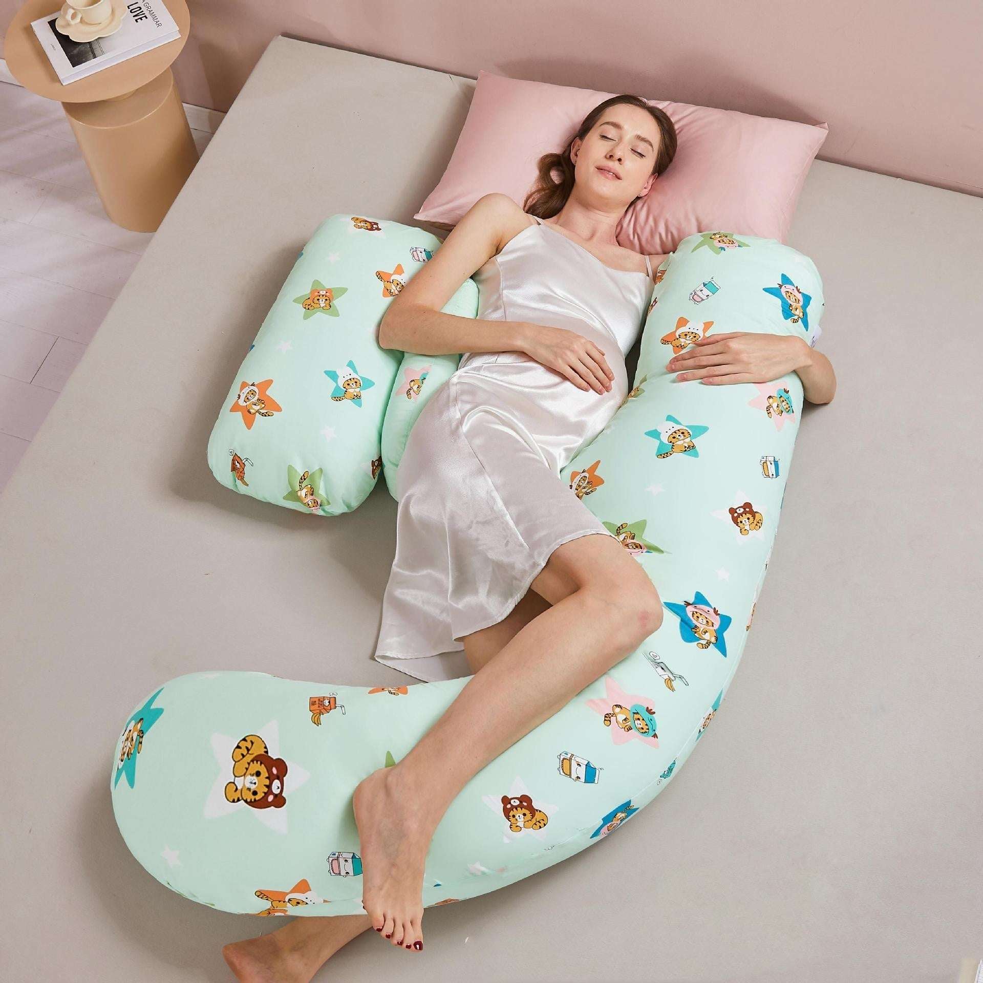 Summer Tencel Maternity Pillow Lumbar Side Sleeping Pillow